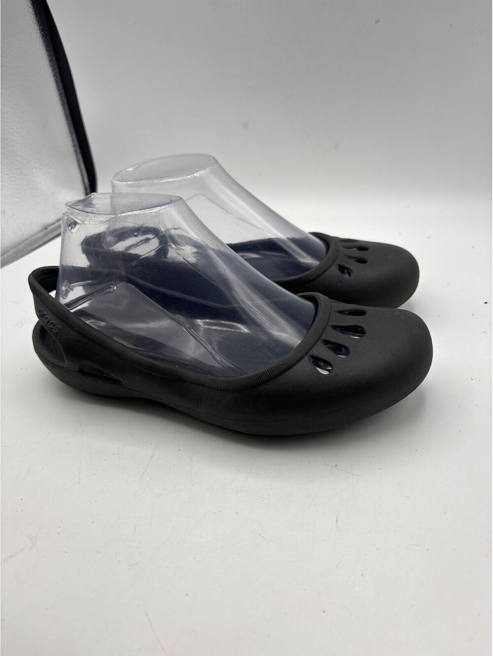 Crocs Kadee Women's Sandals Mary Jane Rubber 7 Black Slip On Casual Shoes